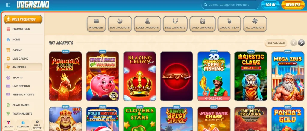 Jackpot Games with More Action and Bigger Winings