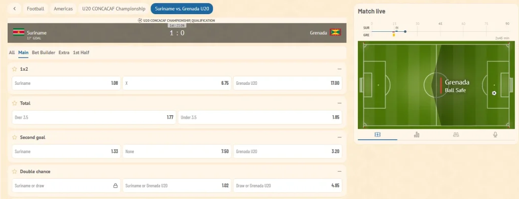 Live Betting Markets You Can Access at Vegasino