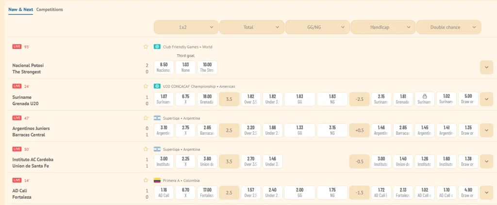 Live Streaming and Match Statistics
